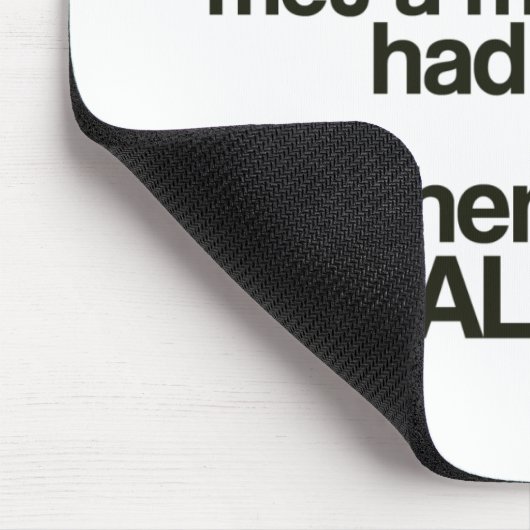 Geen Feet Mousepad" Muismat (Hoek)