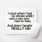 Geen Feet Mousepad" Muismat (Met muis)