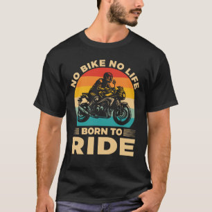 Geen fiets geen leven Ride Motorfiets T-shirt