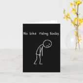 Geen fietsen vandaag  kaart (Gele Bloem)