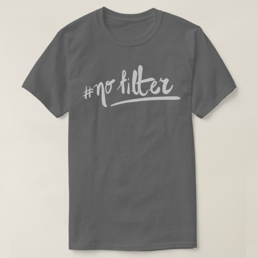 geen filter t-shirt (Design voorkant)