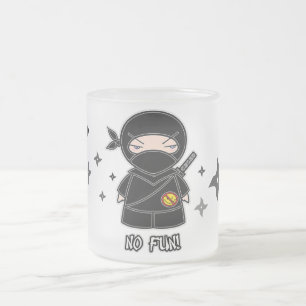 Geen flauw. Ninja met Mok van Shurikens