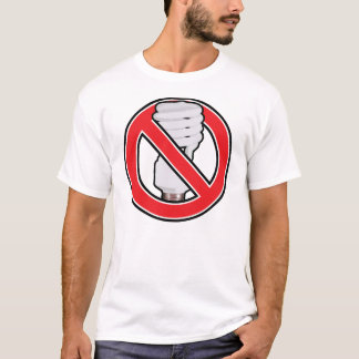 Geen fluorescerende verlichting t-shirt