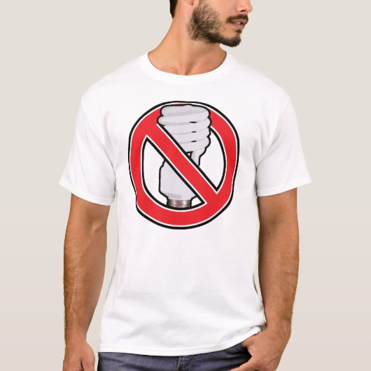 Geen fluorescerende verlichting t-shirt (Voorkant)