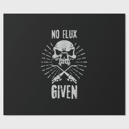 Geen flux gegeven grappig lassen en lassen cadeaupapier (Vlak)