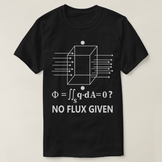 Geen flux gegeven t-shirt (Design voorkant)