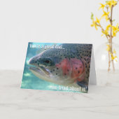 Geen Forel over het de Kaart van Vaderdag (Gele Bloem)