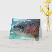 Geen forel over het Vaderdag Kaart - Opa (Gele Bloem)