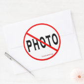 Geen foto-3 inch Stickers-blad van 6 Ronde Sticker (Envelop)