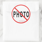 Geen foto-3 inch Stickers-blad van 6 Ronde Sticker (Tas)
