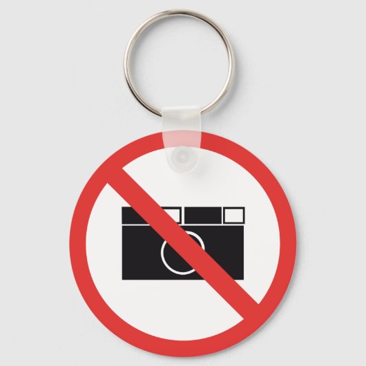 Geen fotografie-teken sleutelhanger (Achterkant)