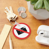 Geen fotografie-teken sleutelhanger