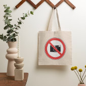 Geen fotografie-teken tote bag