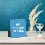Geen foto's alsjeblieft fotoplaat<br><div class="desc">Geweldig om te voorkomen dat mensen afbeeldingen nemen in winkels, musea en evenementen.</div>