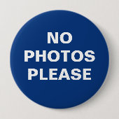 Geen foto's alstublieft in de Button (Voorkant)