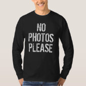 Geen foto's Mannen T-Shirt (Voorkant)