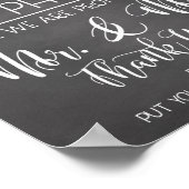 Geen foto's met mobiele telefoon tijdens het huwel poster (Hoek)