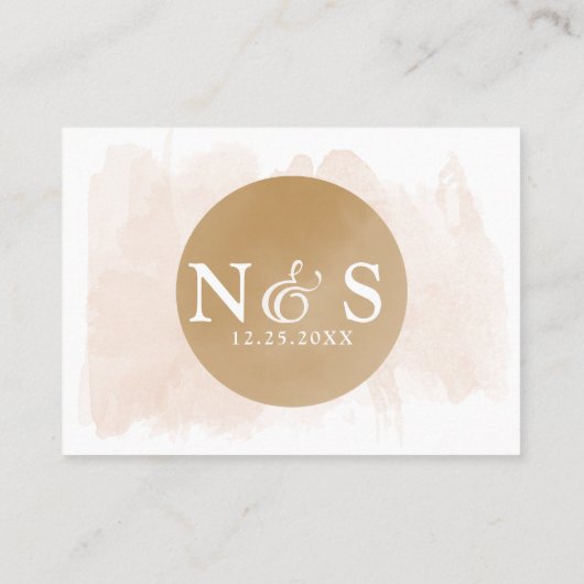 Geen foto's op sociale media Unplugged Wedding Plaatskaartje (Achterkant)