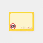 Geen foto's toegestaan post-it® notes (Voorkant)