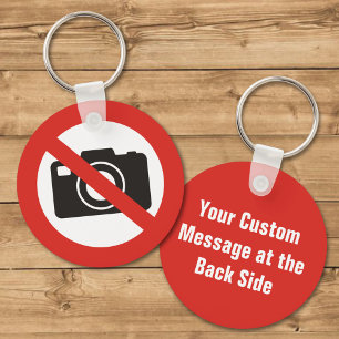 Geen foto's toegestaan Sleutelhanger