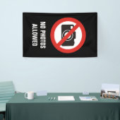 Geen foto's toegestaan spandoek (Beurs)