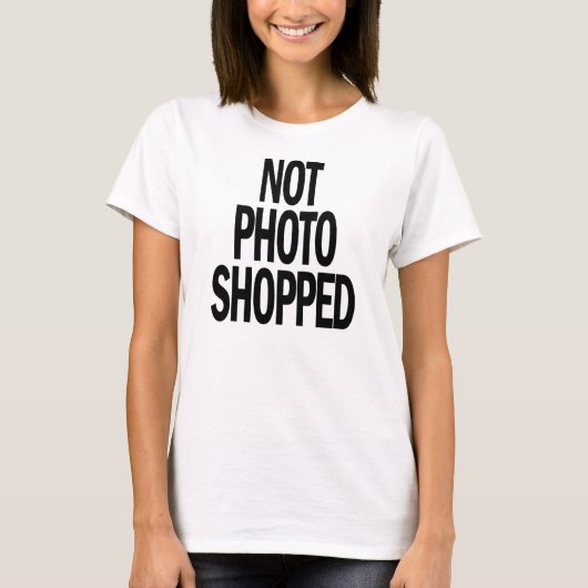 GEEN FOTOSHOPPED Graphic T-shirt (Voorkant)