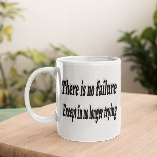 Geen fout bij het proberen van een Motivatie offer Koffiemok