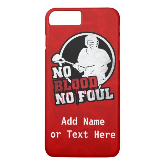 Geen Foute Lacrosse Cell Phone Case (Achterkant)