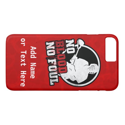 Geen Foute Lacrosse Cell Phone Case (Achterkant (Horizontaal))