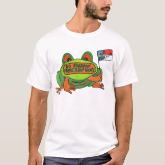 Geen Fracking North Carolina Frog T-shirt