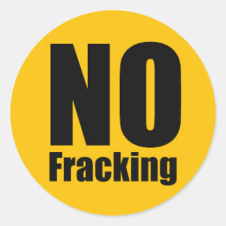 Geen fracking-Sticker Ronde Sticker