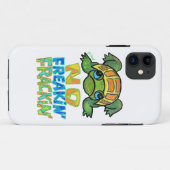 Geen Fracking Turtle IPhone Case (Achterkant (horizontaal))