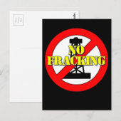 Geen Fracking UK 2 Briefkaart (Voorkant / Achterkant)