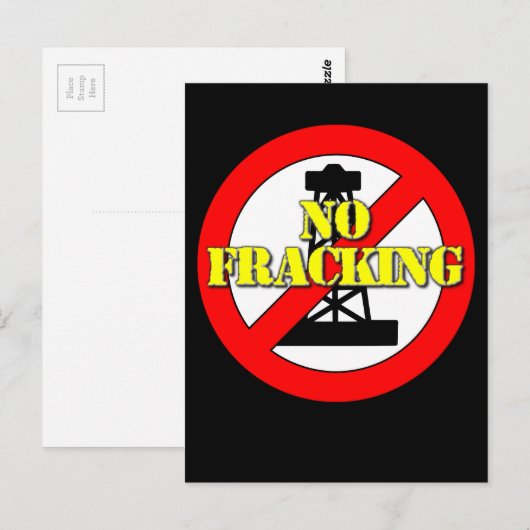 Geen Fracking UK 2 Briefkaart (Voorkant / Achterkant)