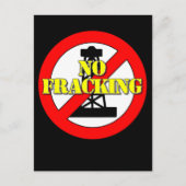 Geen Fracking UK 2 Briefkaart (Voorkant)