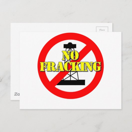 Geen Fracking UK 2 Briefkaart (Voorkant / Achterkant)