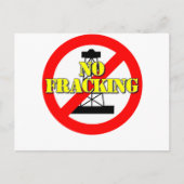 Geen Fracking UK 2 Briefkaart (Voorkant)