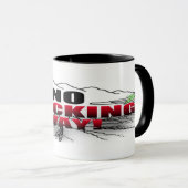 Geen fracking Way Coffee Cup Mok (Voorkant rechts)