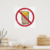 Geen frarijteken poster (Keuken)