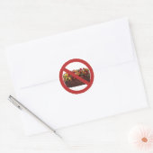 geen fruitkoek ronde sticker (Envelop)