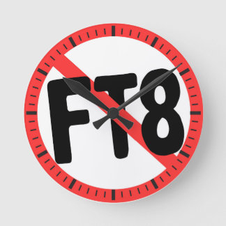 Geen FT8 wandklok