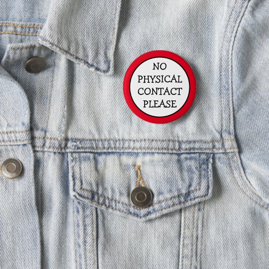 Geen fysieke contactpersoon ronde button 5,7 cm (In situ)