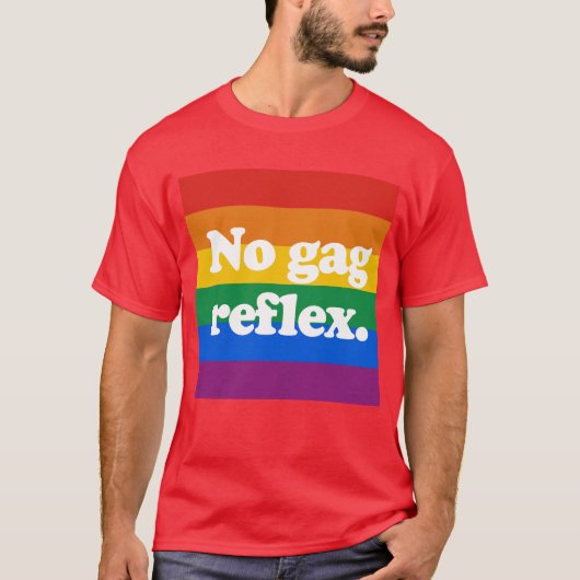 Geen gag-reflex t-shirt (Voorkant)