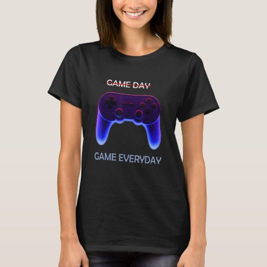 geen games spelen dagelijks t-shirt (Voorkant)
