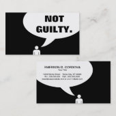 GEEN GARANTIE, spraakbubbel Visitekaartje (Voorkant / Achterkant)