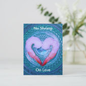 Geen garnaal op het Briefkaart Liefde (Staand voorkant)