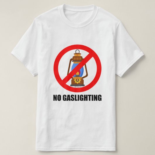 GEEN GASVERLICHTING T-SHIRT (Design voorkant)