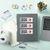 Geen gebarentaal van 3 voor voedsel of Drink toege Sticker (iPad Cover)