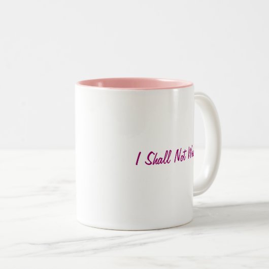 Geen gebrek tweekleurige koffiemok (Voorkant rechts)