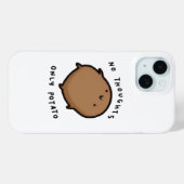 Geen gedachten, alleen Aardappel Case-Mate iPhone Case (Achterkant (horizontaal))